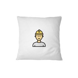 Bona Basics, Funda de cojín Decorativa, decoración del hogar, para sofá, cafetería, Tamaño: 45X45 cm, Color: Blanco