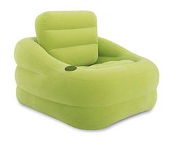 Intex 68586 Fåtölj Accent, PVC, Grön, 97 x 107 x 71 cm