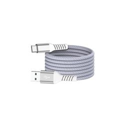 WE Magnetische USB/USB-C-kabel, USB2,0-20V/3A 60W, 1 meter, violet