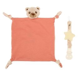 Coffret Cadeau Doudou et Porte-tétine Teddy