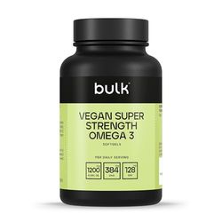 Bulk Gélules Végétaliennes Aux Omega 3, Vegan, Super Strength, 60 Gélules