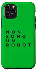 Non sono un robot. Identità umana certificata Custodia per iPhone 11 Pro
