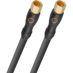 OEHLBACH Transmission Shift S HD satellietkabel (Made in Germany- 4K UltraHD F-stekker kabel voor satelliettelevisie - HDTV, 4-voudige afscherming) - 2 m antraciet