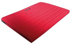 Vouwmat, antibacterieel, 170 x 70 x 1 cm, rood, opvouwbaar, afwasbaar, mat, gymnastiek