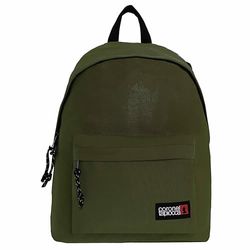 Coronel Tapiocca Urban, Sac à Dos Scolaire et pour Ordinateur Portable Homme, Kaki, 20 Grande Longueur