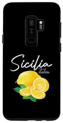 Carcasa para Galaxy S9+ Sicilia Italia Limón Retro Orgulloso Italia Sicilia Souvenir