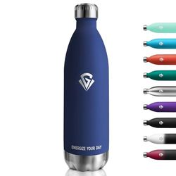 1 liter thermosfles, BPA-vrij, herbruikbare dubbele isolatie, lekvrije thermosfles voor kinderen, volwassenen, school, kantoor, sportschool