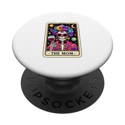 Tarot Celestial Cráneo de Azúcar La Mamá Celebración Divertido PopSockets PopGrip Intercambiable