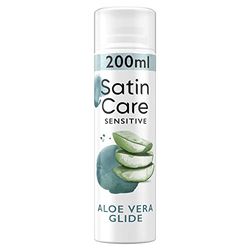 Venus Satin Care Women's Shave Gel, Aloe Vera Glide, 200ml, Specially Designed For Sensitive Skin