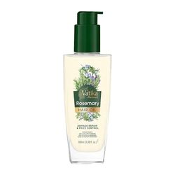 Vatika Natural Rosemary Hair Oil, 100 ml, Promotes Hair Growth, Split Ends - Nourishes & Conditions Hair, Prevents Dandruff