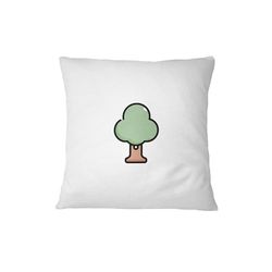 Bona Basics Funda de Almohada Decorativa, poliéster, Blanco 1, 60 x 60 cm