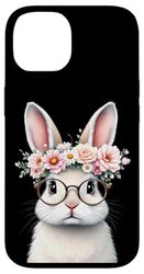 Bunny Flower Crown Case for iPhone 14