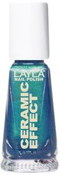 Layla Cosmetics Milano Céramique Effet Vernis à Ongles Océan Blue 10 ml