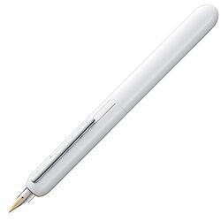 Lamy 1228090 reservoarhållare B modell dialog 3 pianowhite Pt, vit/silver/guld