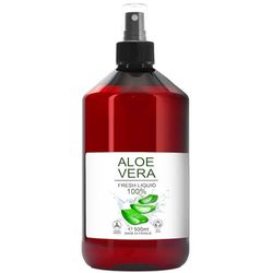 Aloe Vera Puro Spray Liquido Naturale. Idratante (Vitamina E), Antismagliature, Antietà, Doposole, Dopobarba, Pulizia Viso Pelle Grassa, Riparazione Pelle Secca, Cosmetici - 500 ml