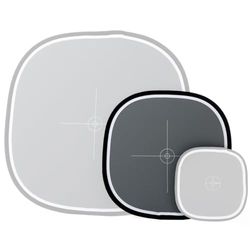 Manfrotto LL LR2050 Pannello Circolare, Diametro 50 cm, Grigio Neutro/Bianco