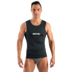 Seac Kort Vest Man, zacht 2,5mm neopreen ondervest voor heren