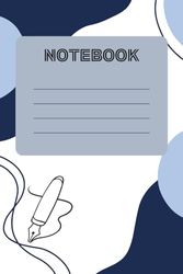 Basic Line Notebook/ 6x9"/106 pages/wide line