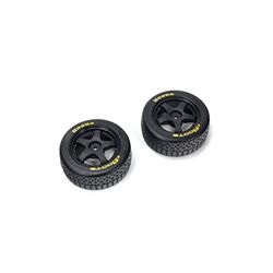 ARRMA ARA550094 dBoots Hoons 35/085 2.4 (goud) belted 5-spoke, grijs/zilver