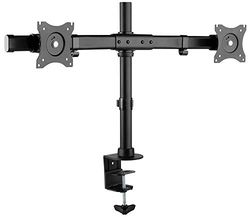 RICOO Monitorhouder 2 monitoren monitorarm monitor houder tafel TS7811 armen voor computermonitoren VESA tafelhouder voor 13-27 inch beeldschermhouder beeldschermarm houder monitorhouder