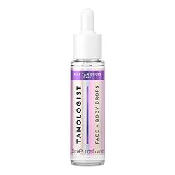 Tanologist Gocce autoabbronzanti scure (30 ml) Aggiungi gocce autoabbronzanti alla cura della pelle per pelli sensibili Ingredienti puliti e vegani approvati dai dermatologi