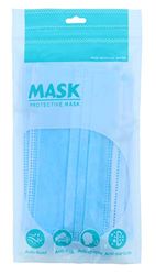 Disposable 3 Ply Face Covering 10 Pack | Sanitary Protective | 3-Ply Facial Cover s with Ear-Loop | Pack of 10