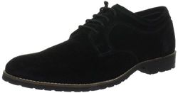 s.Oliver Casual 5-5-13606-29 - Zapatos Casual de Ante para Hombre, Color Negro, Talla 40