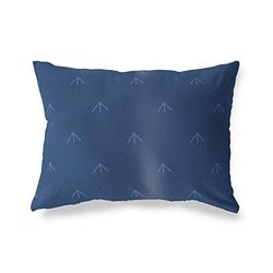 BonaMaison Blauw Decoratieve Kussensloop, Kussenhoezen Bank, Decoratieve Kussenhoesjes, Kussensloop; Sofa, Slaapkamer, Kantoor, Auto 35x50 Cm - Ontworpen en vervaardigd in Turkije