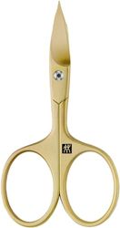 ZWILLING Combi Nail Scissors (Scissors for Nails and Cuticles, Curved Edge and Fine Tip for Precise Cut), Premium, Gold, 90 mm