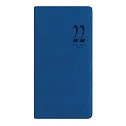 LETTS Milano Slim 1 settimana su 2 pagine multilingue Blue 2022 (122108)