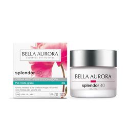 BELLA AURORA - Creme de dia multiaperfeiçoador bonito, para pele mista - gorda, creme hidratante, 40 anos, uso diário, creme antimanchas e anti-idade, proteção SPF20, para uma pele brilhante e
