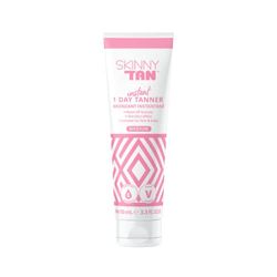 1 Day Instant Tanner - Medium by Skinny Tan for Women - 3.3 oz Bronzer