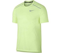 Nike M Nk Brthe Rise 365 SS, T-Shirt Uomo, Barely Volt/Reflective Silv, XL
