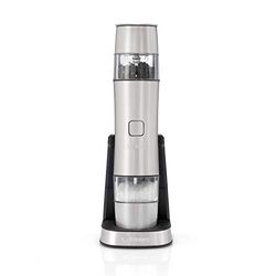 Cuisinart Style Collection Rechargeable Seasoning Mill | Electric Salt & Pepper Grinder | Frosted Pearl | SG6SU