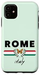 Custodia per iPhone 11 The Beauty Of Rome Italy Outfit, Cool Rome IT. Illustration