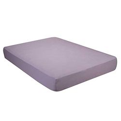 Pikolin Home Fitted Sheet, Berry, Cama 135/140-140 x 200 cm