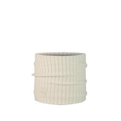 BUFF| Knitted Neckwarmer Man Woman Adult, Extreme Cold, Practical, Versatile, Fashionable, Thermal Insulation, Comfortable, One Size, White