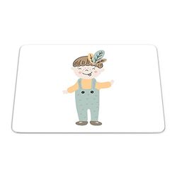 Questo Casa, Tapis de Souris rectangulaire avec Impression numérique - Dessous antidérapant - pour Le Bureau et la Maison - Dimensions : 22 x 18 cm