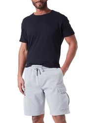 Koton Heren Cargo Pocket Gedetailleerde Trekkoord Shorts, grijs (031), S