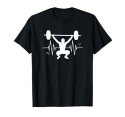Bodybuilding di sollevamento pesi con bilanciere Maglietta