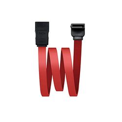 0,5 m vinklad SATA-datakabel, hög överföringshastighet, idealisk för anslutning av hårddiskar och lagringsenheter.