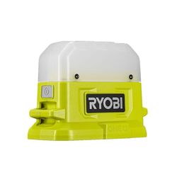 RYOBI Lanterne d'appoint Sans Fil 18V ONE+ RLC18-0 – Tête Pivotante 360°, LED Haute Luminosité, Crochet de Suspension – Batterie Non Incluse
