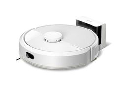 iRobot Roomba 105 Combo, Robot Aspirapolvere Lavapavimenti, Pulizia a 4 Fasi, Navigazione ClearView LiDAR, Rilevamento di Tappeti/Moquette, Pulizia Mirata, Controllo tramite App, Bianco