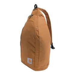 Carhartt Bag, Sling Crossbody Backpack with Side Release Buckle & Tablet Sleeve, Mochila Bandolera Brown, Taille Unique Unisex Adulto