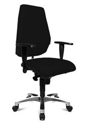 Bureaudraaistoel Sitness 30 inclusief in hoogte verstelbare armleuningen modern 47/113 / 48 cm zwart