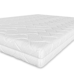 Amazon Basics Colchão de espuma com 7 zonas diferenciadas, firmeza média (H3), 160 x 200 x 15 cm, branco
