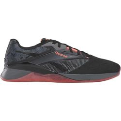 Reebok Unisex Nano X4 sneakers, PUGRY6/BLACK/ORGFLA, 9.5 UK, Pugry6 svart orgfla, 44 EU