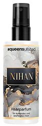 queensunited Perfume Nihan Black para o cabelo, 100 ml