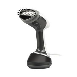 Girmi ST92 - Plancha de vapor vertical (1700 W, placa de acero inoxidable), color blanco y gris