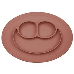 Ezpz EUMMS003 Mini Mat L'Originele zuignap van voedselveilige siliconen voor vaatwasser, Sienna